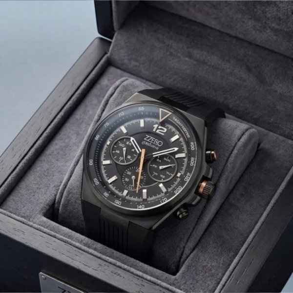 Orologio Uomo Cronografo ZZERO Exclusive – Movimento Seiko, All Stainless Steel, 10 ATM (47 mm)