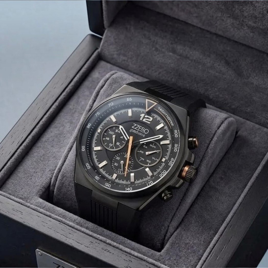 Orologio Uomo Cronografo ZZERO Exclusive – Movimento Seiko, All Stainless Steel, 10 ATM (47 mm)