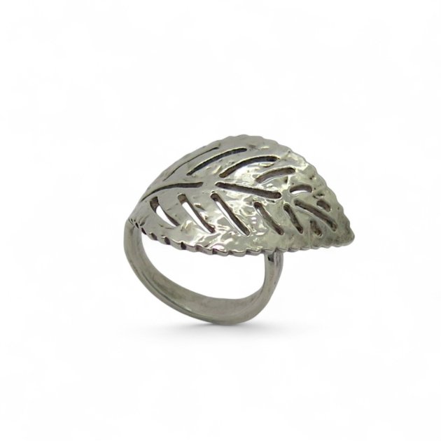 Anello foglia in argento 925 Athena Gioielli