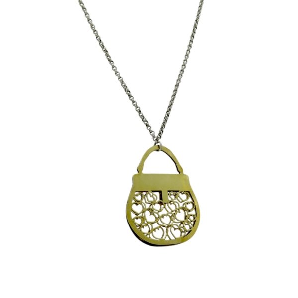 Collana ciondolo borsa cuori Sovrani