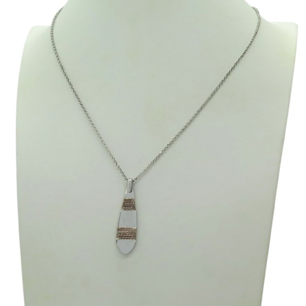 Collana ciondolo surf Fraboso argento