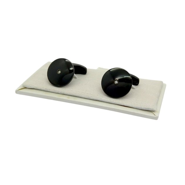 Polsini neri diamante FANI argento 925