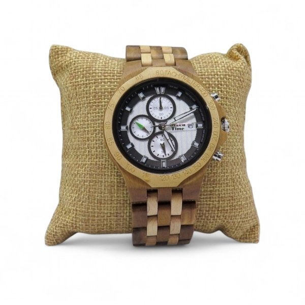 Orologio uomo crono in legno zw070d