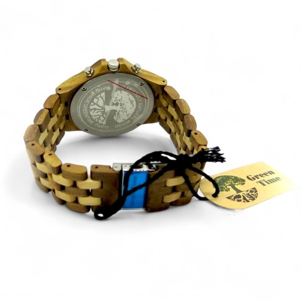 Orologio uomo crono in legno zw070d