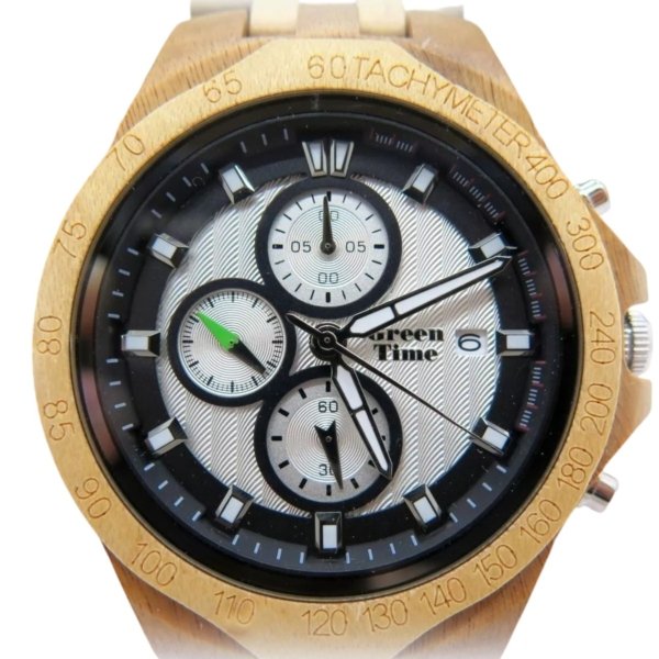 Orologio uomo crono in legno zw070d