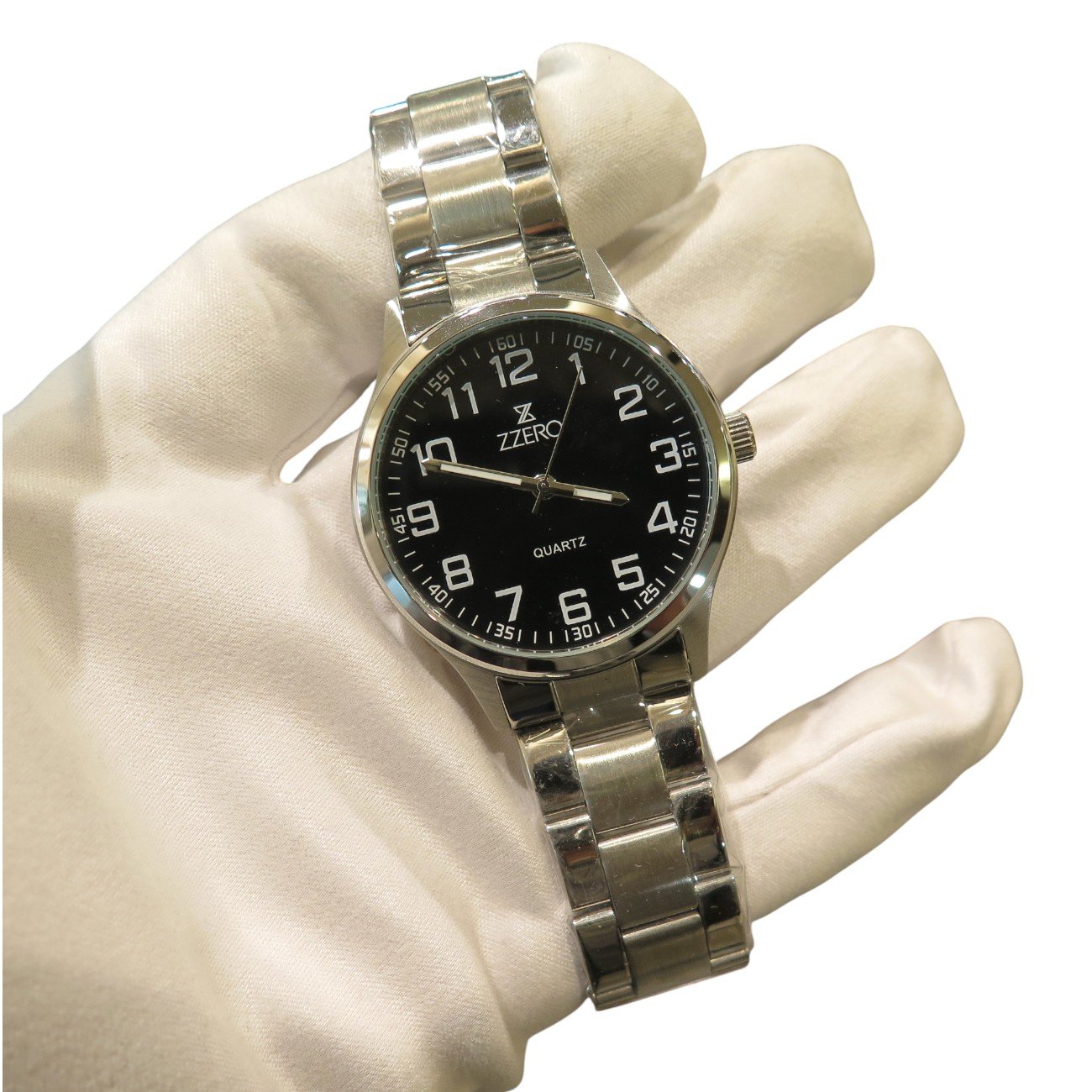 Orologio uomo quadrante nero classico