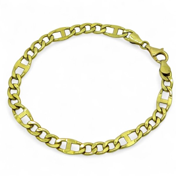 Bracciale uomo in oro giallo 18 ct