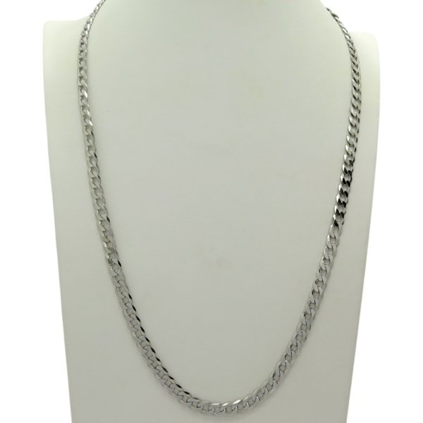 Collana uomo groumette 60 cm in argento 925