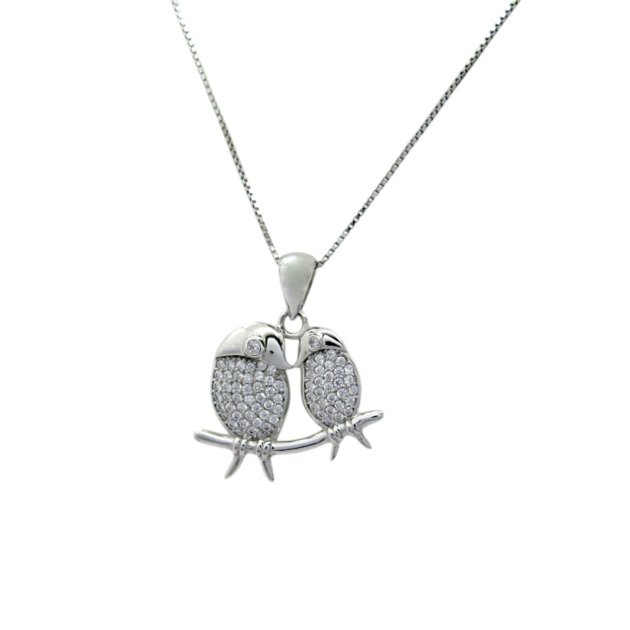 Collana ciondolo i Piccioncini in argento 925