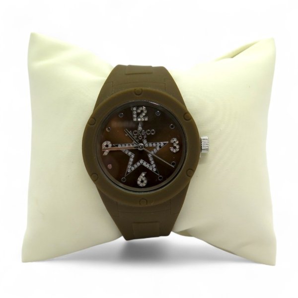 Orologio gomma marrone Jack E Co