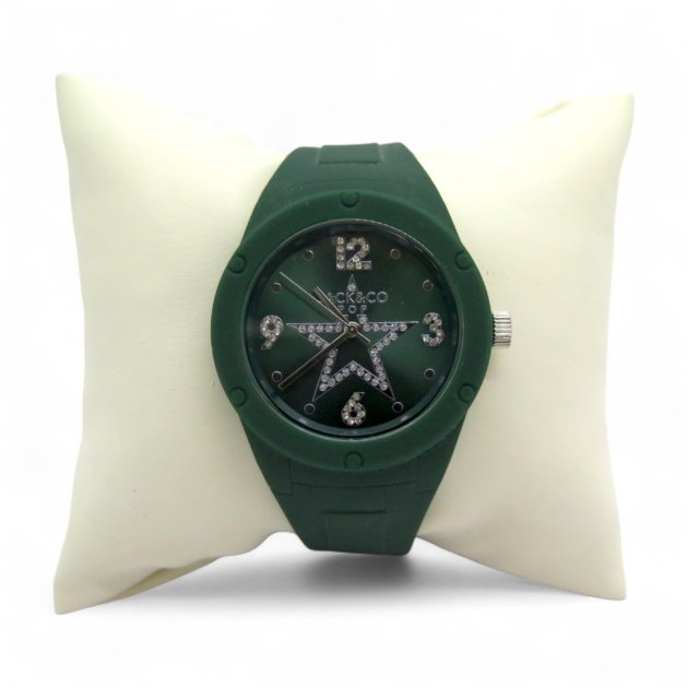 Orologio in gomma verde jack & co