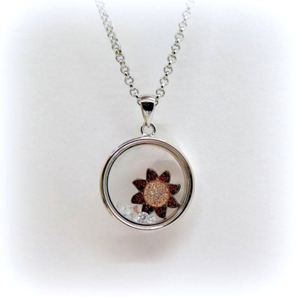 Collana ciondolo sole