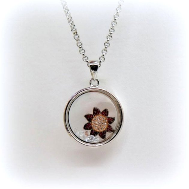 Collana ciondolo sole