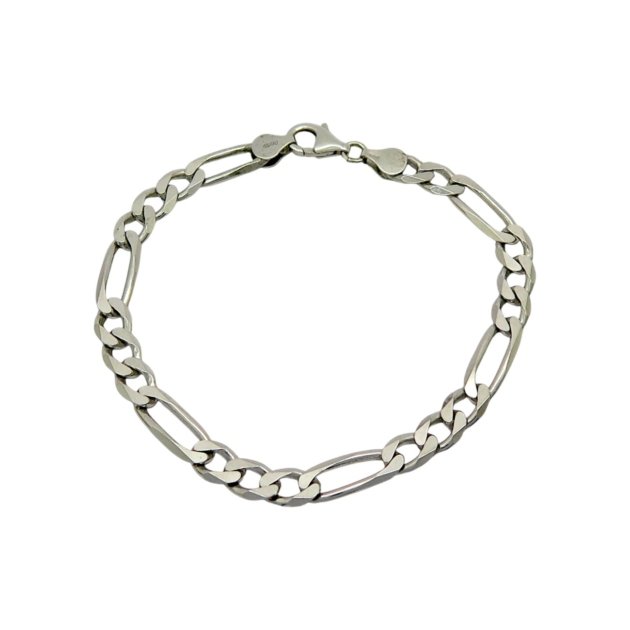 Bracciale groumette tre più uno in argento 925