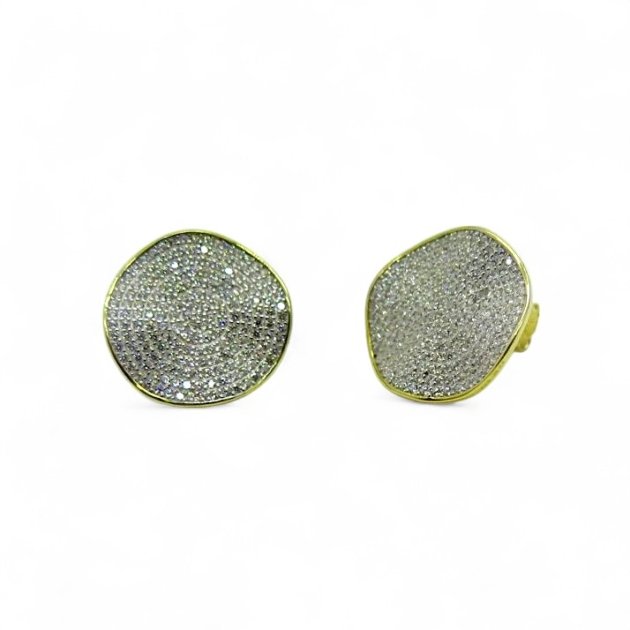 Orecchini pavè in argento 925