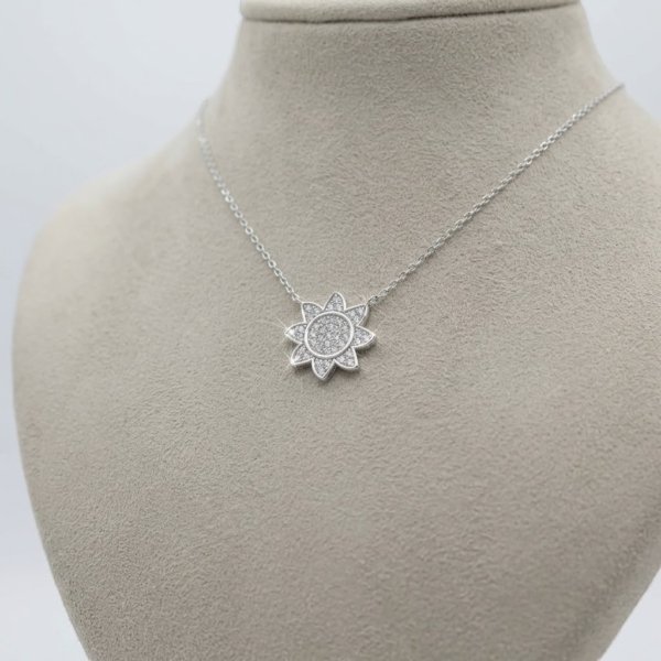 Collana sole in argento 925