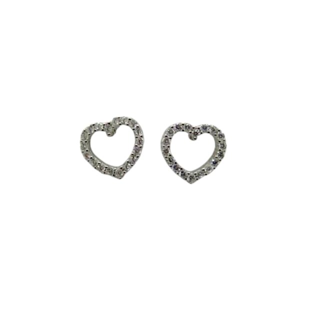 Orecchini in argento 925 cuore