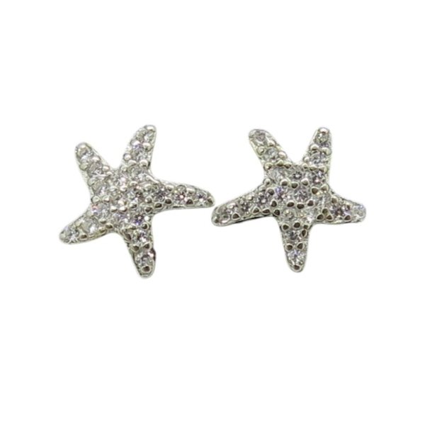 Orecchini in argento 925 stella marina