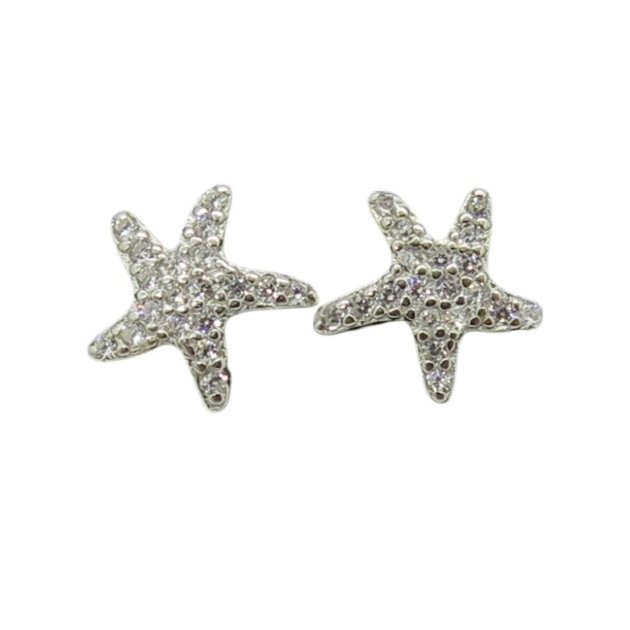 Orecchini in argento 925 stella marina