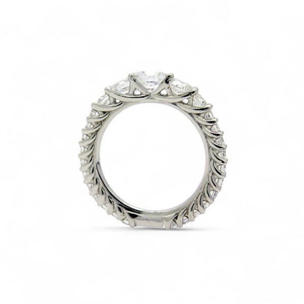 Anello in argento pietre scalare