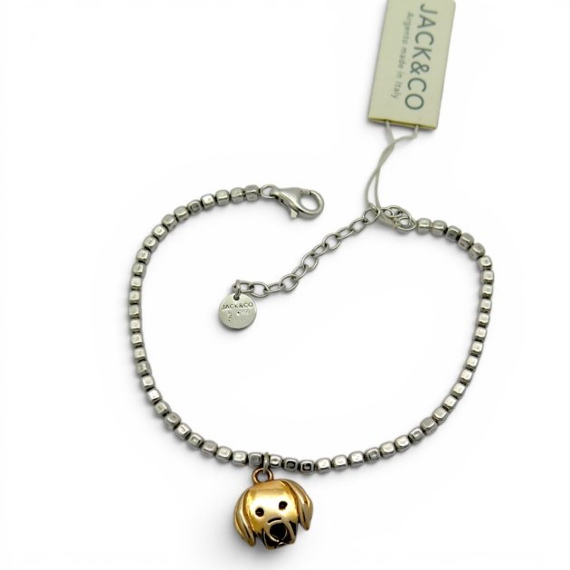 Bracciale cane in argento 925