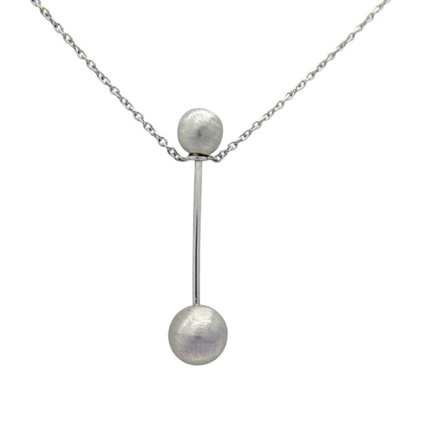 Collana ciondolo sfere tribale in argento 925 Diva Gioielli
