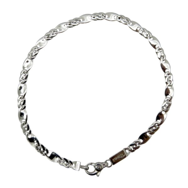 Bracciale uomo in oro bianco 18 ct 