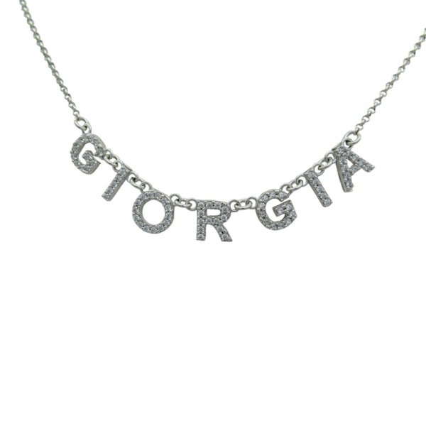 Collana Giorgia in argento 925 e zirconi