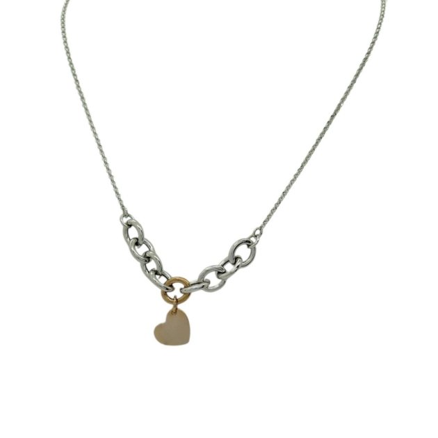 Collana cuore rose gold