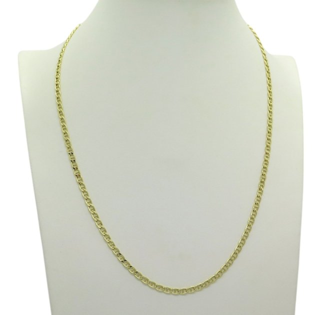Collana in oro giallo traversino