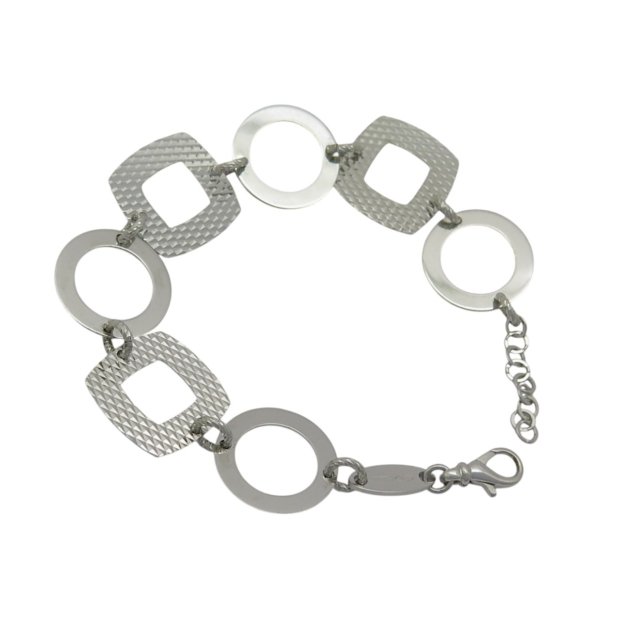 Bracciale Fraboso argento rodio