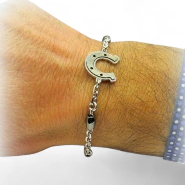 Bracciale ferro di cavallo in argento 925
