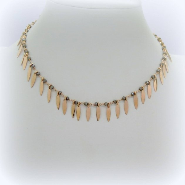 Collana donna pendenti Venerio in argento 925 placcato oro rosè