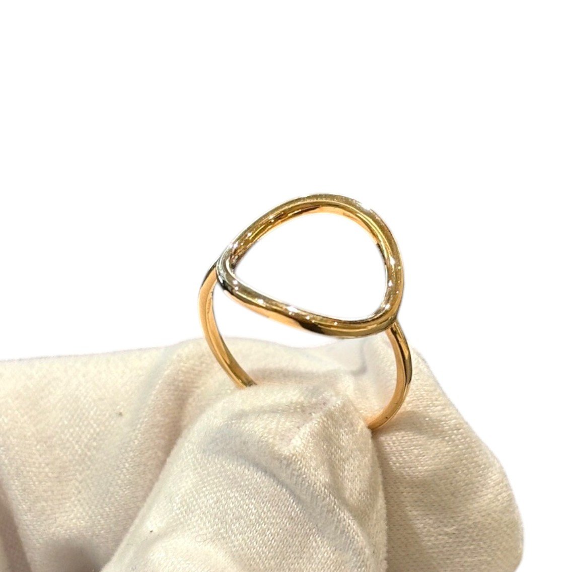 Anello cerchio in oro rosso 18 ct