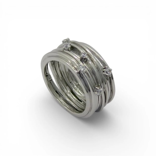 Anello a filo in argento 925