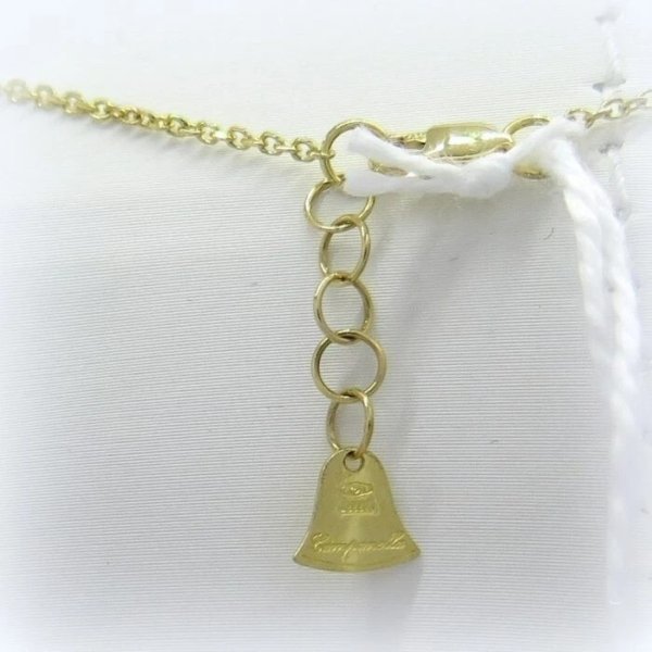 Collana cerchio in oro giallo 18 ct