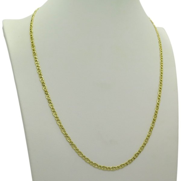 Collana maglia marinara in oro giallo 18 ct