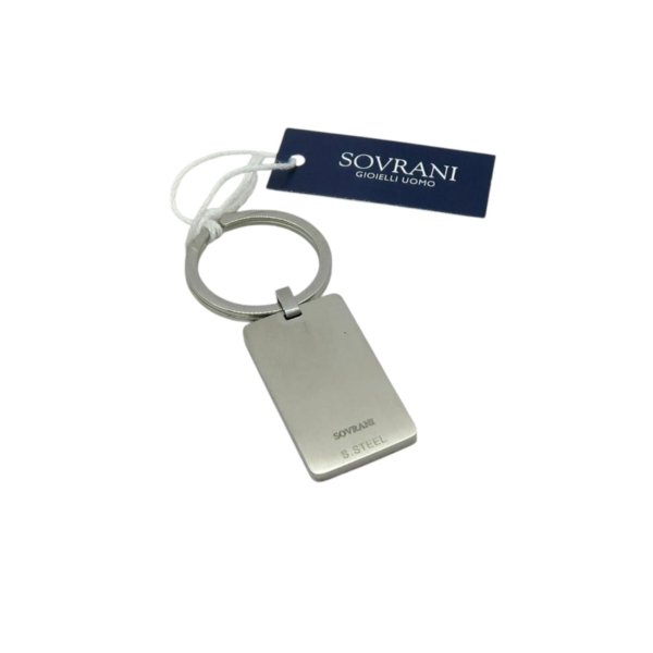 Portachiavi regalo uomo in acciaio Sovrani Bijoux