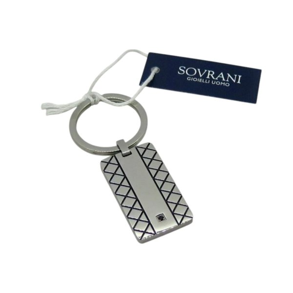 Portachiavi regalo uomo in acciaio Sovrani Bijoux