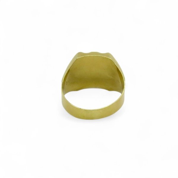 Anello uomo in oro giallo 18 ct