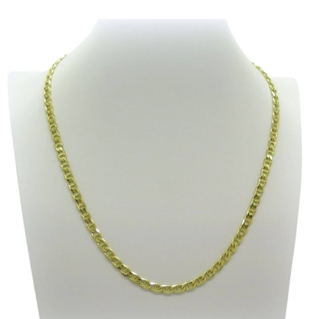 Collana in argento placcata oro giallo