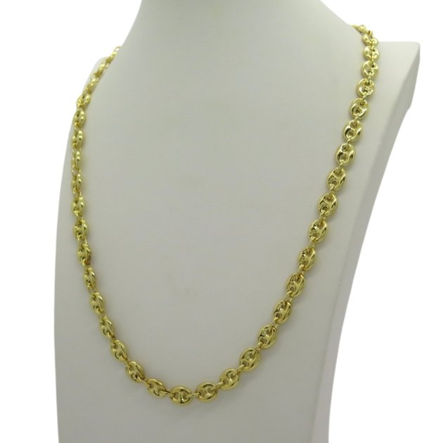 Collana placcata oro marinara in argento 925