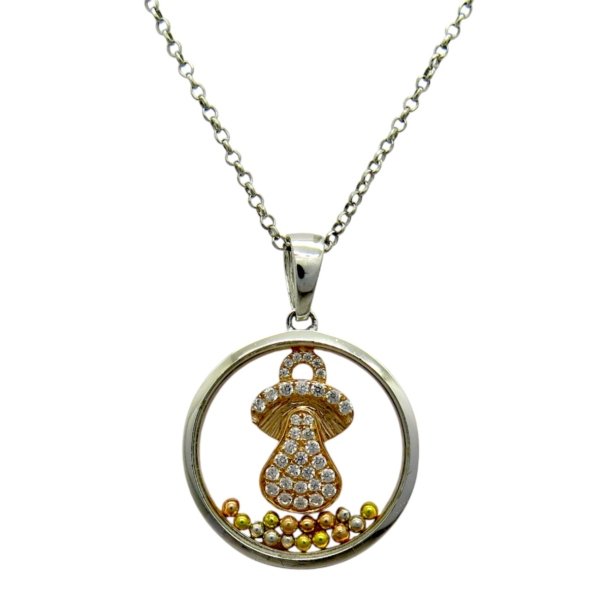 Ciondolo ciuccio bimbo in argento 925