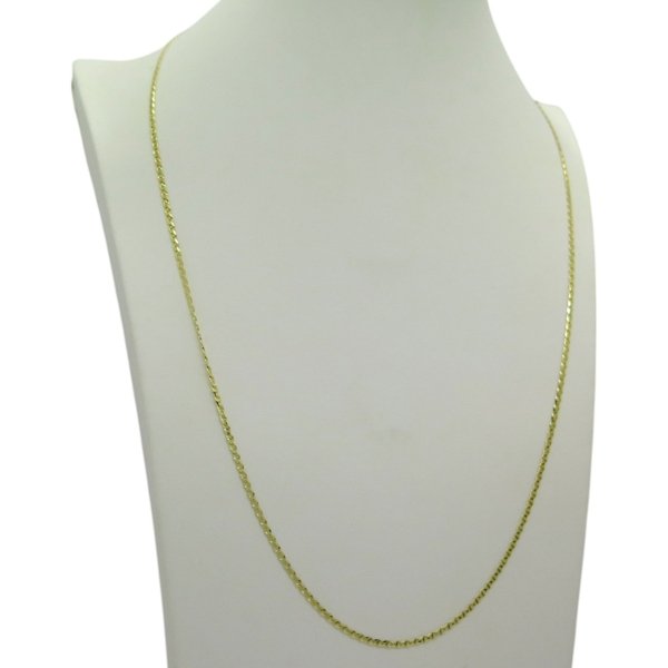 Collana collanina in oro giallo 18 ct 60 cm