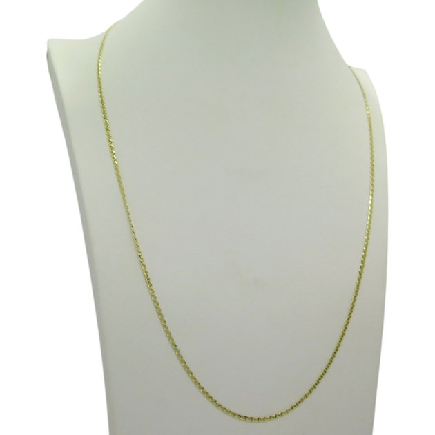 Collana collanina in oro giallo 18 ct 60 cm