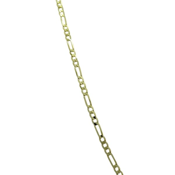 Collana groumette tre più uno oro giallo 18 ct 60 cm