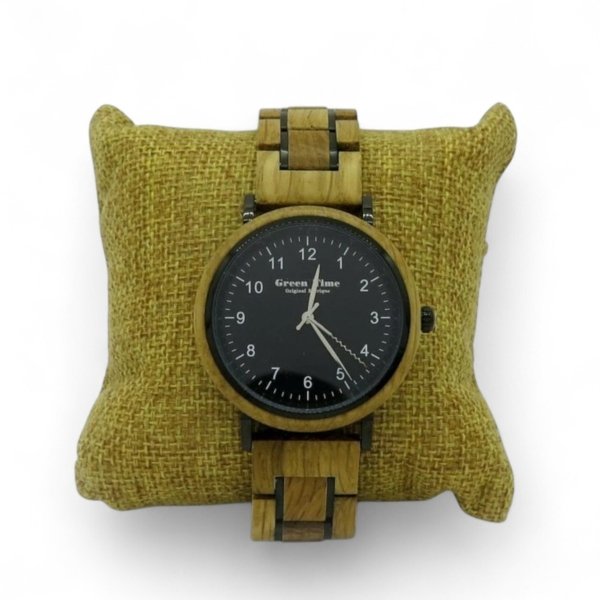 Orologio in legno di barrique Green Time