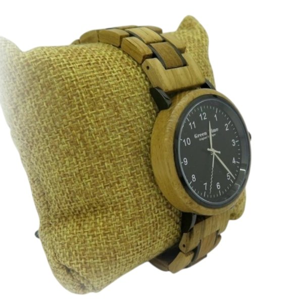 Orologio in legno di barrique Green Time