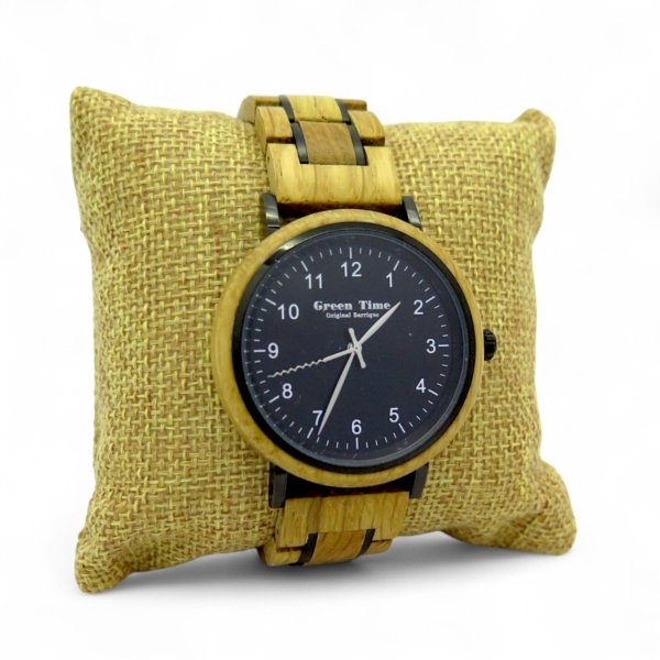 Orologio in legno di barrique Green Time