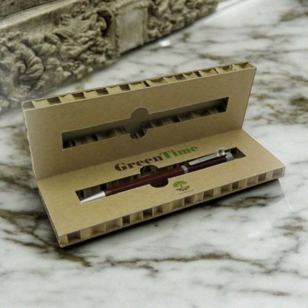 Penna a sfera in legno amaranto Green time ZWP06C